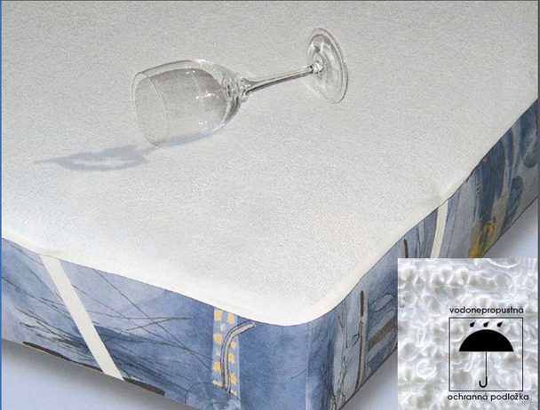Nepropustný froté PVC chránič matrace