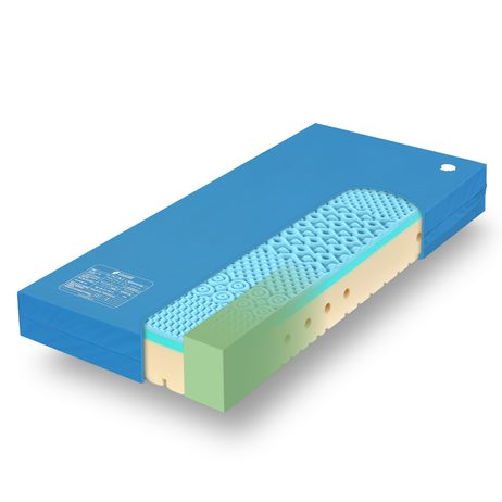 Ortopedická matrace Tropico SUPER FOX BLUE s PU potahem