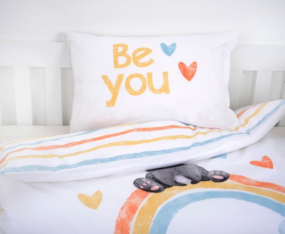 Povlečení pro miminka Rainbow Panda 100x135/40x60cm