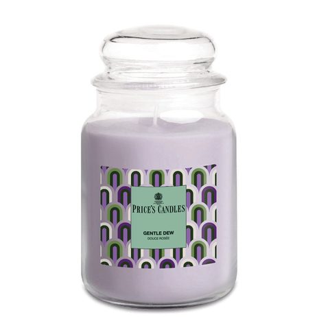 Price's MAXI vonná svíčka ve skle Gentle Dew - hoření 130h