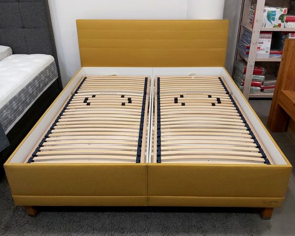 Čalouněná postel s úložným prostorem a rošty Slumberland BRISTOL