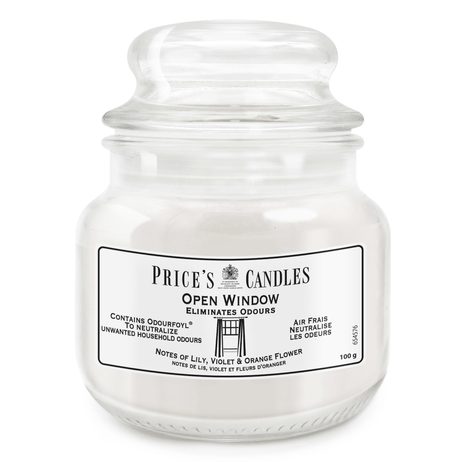 FRESH AIR vonná svíčka MINI Otevřené okno - hoření 30h