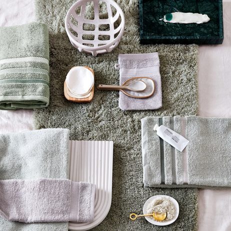 Vandyck Ručník Prestige Lines Smoke green