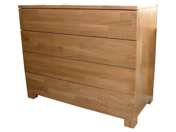 Komoda z masivu Tversted dub cink - výstavní kus