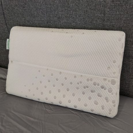Anatomický polštář DREAMPUR® Grey dots profilovaný 40x60cm - VÝSTAVNÍ KUS