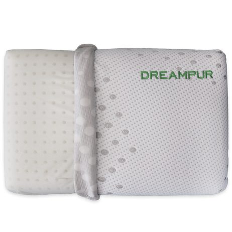 Anatomický polštář DREAMPUR® z latexové pěny Grey Dots MAXI 40x70 cm