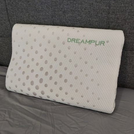 Anatomický polštář DREAMPUR® Grey dots profilovaný 40x60cm - VÝSTAVNÍ KUS