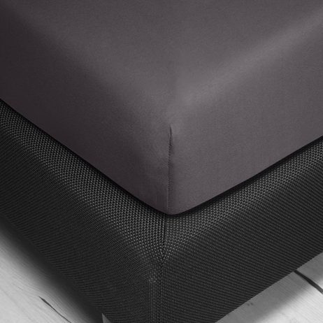 Bierbaum jersey prostěradlo kamenná šeď