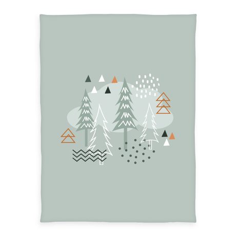 Dečka pro miminka Nordic forest 75x100 cm