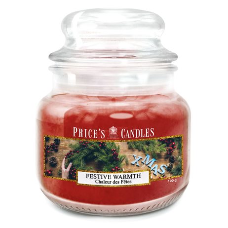 PRICE´S MINI vonná svíčka ve skle Festive Warmth - hoření 30h