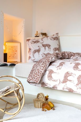 Mistral Home dětské povlečení 100% bavlna Bambi 140x200/70x90cm