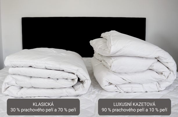 Klasická péřová přikrývka Down & feather collection