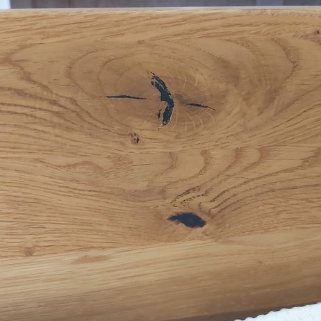 Dubová postel Fortis 15 cm masiv rustik - výstavní kus