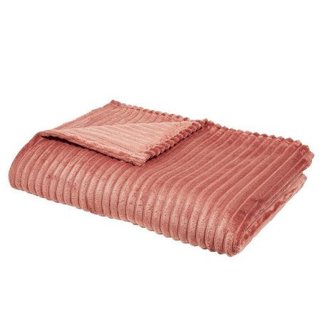 TODAY pléd Ribbed 150x200 cm Terracotta