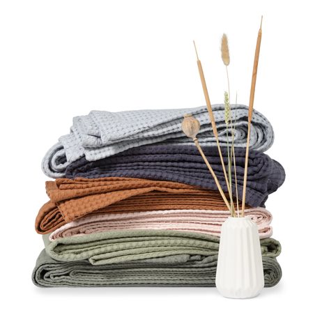 Vandyck Luxusní povlak na polštář Home Piqué waffle 40x55cm Cognac