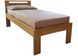 Dubová postel Mono Klasik 4 cm masiv cink