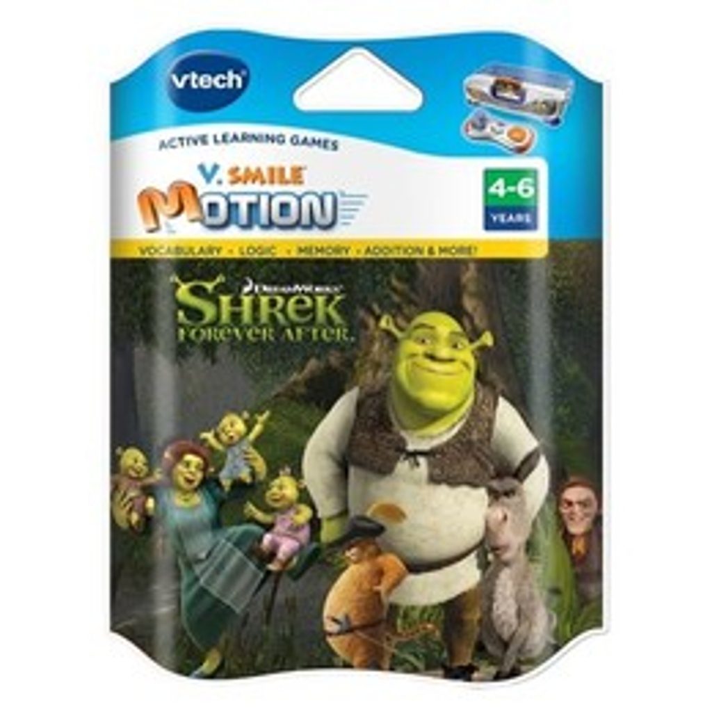 Hračky Kocourek - Vtech V.Smile Motion náhradní kazeta Shrek - V-tech -  Vtech výukový systém - HERNÍ KONZOLE A HRY