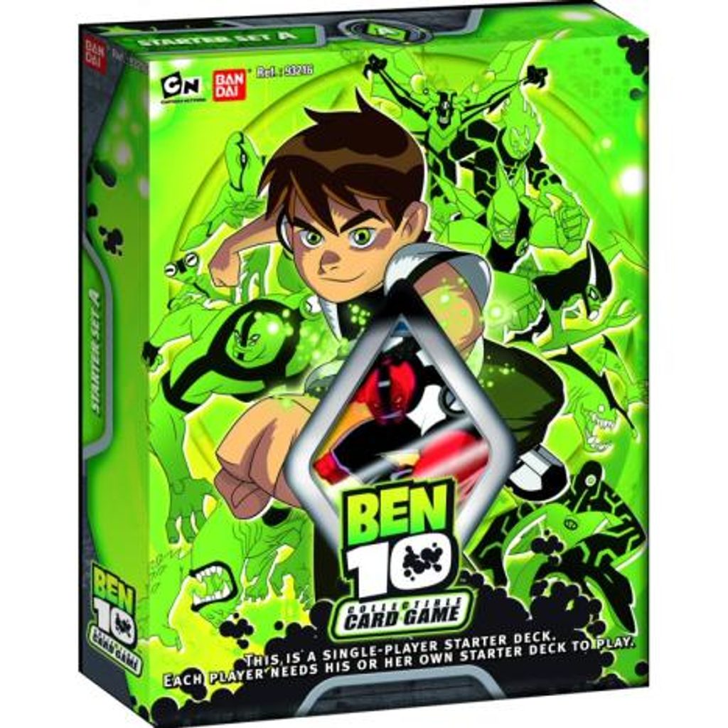 Hračky Kocourek - Ben 10- sběratelská karetní hra- Starter Set A - Bandai - Ben  10 - POHÁDKOVÉ POSTAVIČKY