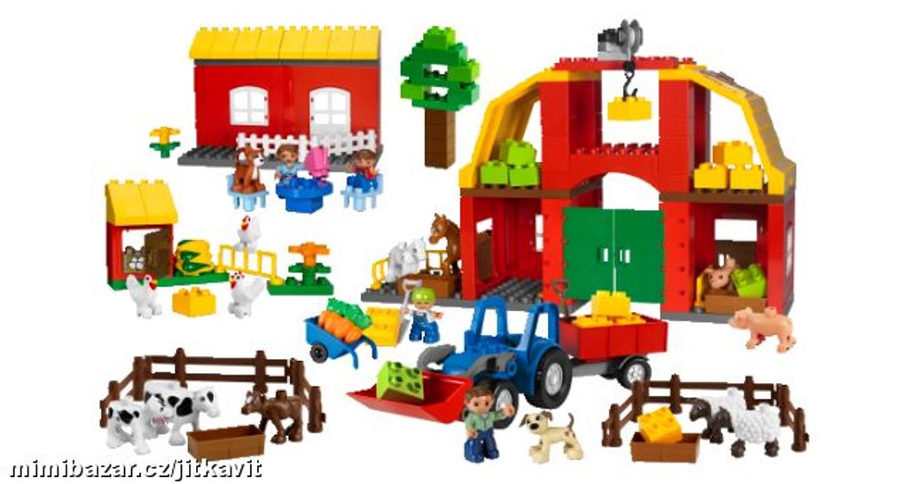 Hračky Kocourek - Lego Duplo 9217 Farma / Statek - STAVEBNICE