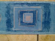 Samolepící bordura na zeď- Sahara denim blue