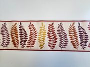 Samolepící bordura na zeď- dlouhý list přírodní- Allover Leaf Natural