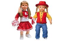 Karnevalový kostým (pro nejmenší + panenky) roztleskávačka 62-68