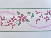 Samolepící bordura na zeď- Sheringham Pink