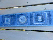 Samolepící bordura na zeď- Sahara denim blue