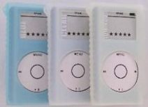 3-balení silikonové pouzdro/obal na Ipod mini