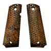 FORM 1911 grips, rosewood, Form triangle grip texturing