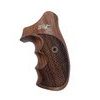 KSD Smith & Wesson K/L gungrips round butt frame rosewood with silver logo