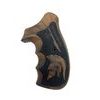 KSD Smith & Wesson K/L gungrips round butt frame walnut with motif