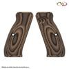 Střenky VZ Grips CZ 75 Full size Tactical Diamonds G10 - Hyena Brown Palm Swell