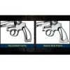 KSD Smith & Wesson K/L gungrips round butt frame white acrylate with motif