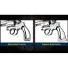 KSD Smith & Wesson K/L gungrips round butt frame walnut with logo 5