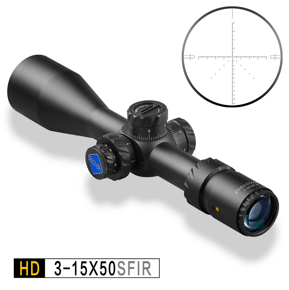 Puškohled Discovery HD 3-15x50 SFIR SFP - Discovery - S variabilním  zvětšením - Puškohledy, Optika - gun.cz
