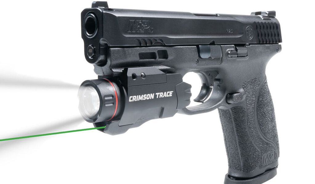 Svítilna Crimson Trace CMR-207G Rail Master PRO Universal Pistol se zeleným  laserem - Crimson Trace - Svítilny - Ostatní, Příslušenství - gun.cz