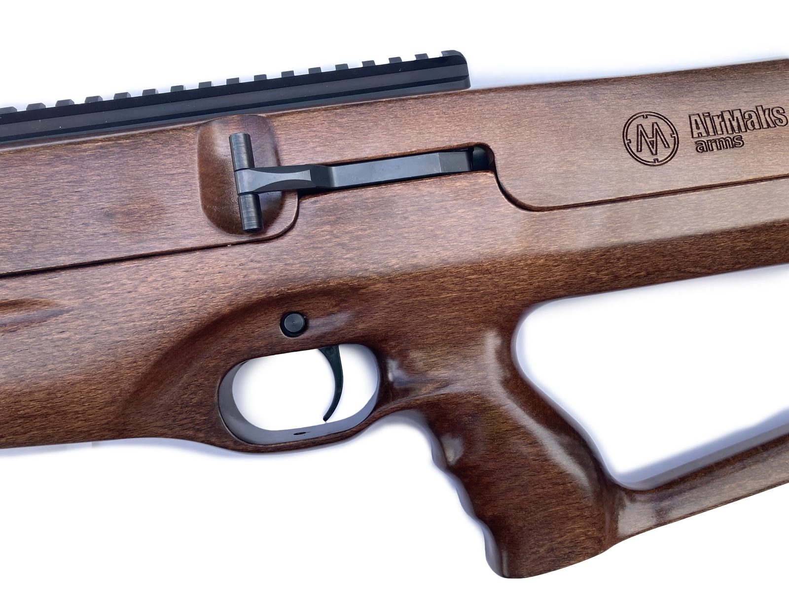 gun.cz - AirMaks Arms Caiman X Wood Natural Air Rifle 6.35mm