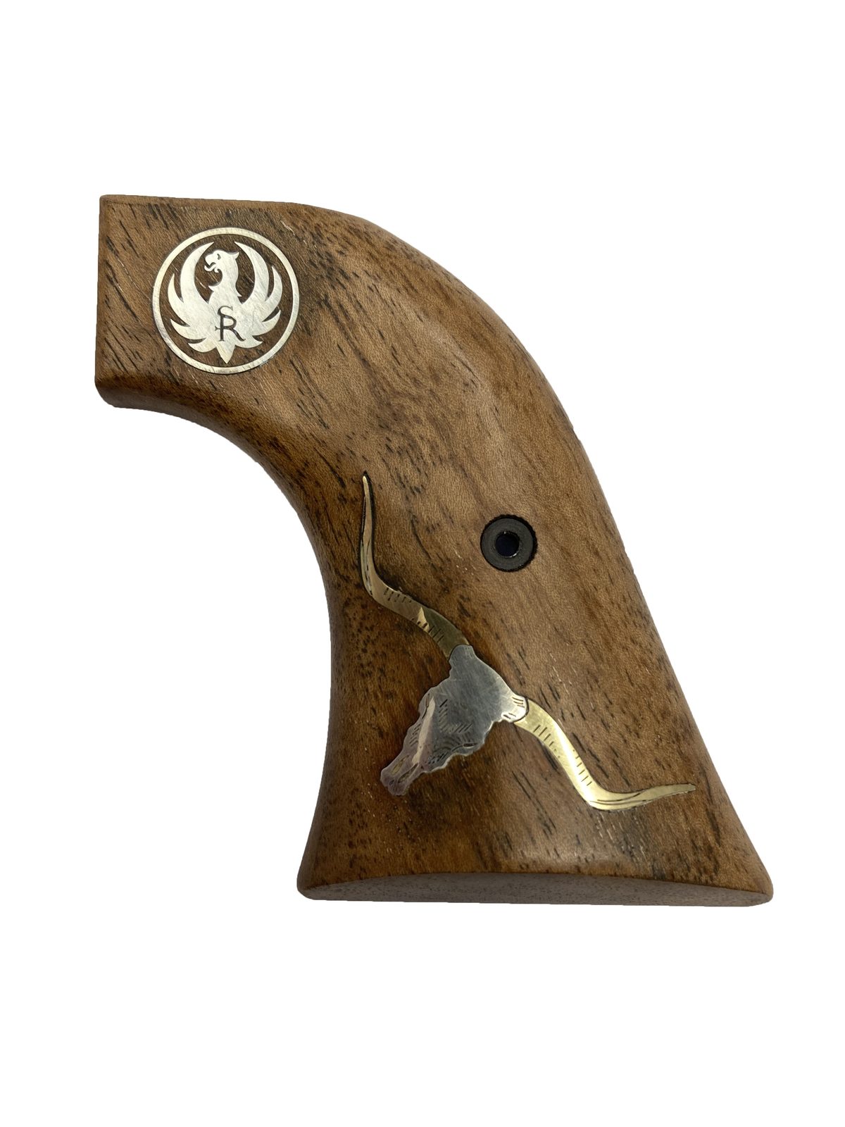 KSD Brand Walnut Grips For Ruger New Vaquera - Compatible Wooden Handgun Grips - View #6