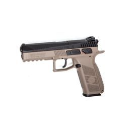 Vzduchová pistole CZ-75 P-09 Duty Blow Back FDE bicolor 4,5mm + bombičky + broky