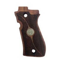 KSD Beretta Cheetah 81 and 84 gungrips rosewood with silver logo