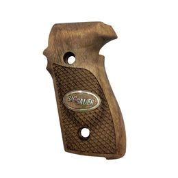 KSD Sig Sauer P228/229 gugnrips walnut with silver logo 3