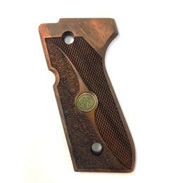 KSD Beretta 92 gungrips, walnut with bronze logo 3