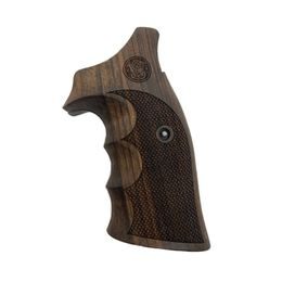 KSD Smith & Wesson K/L gungrips round butt frame walnut with logo 3