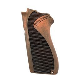 KSD Smith & Wesson 909, 3904 and 3906 gungrips walnut with logo 2