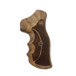 KSD Ruger GP100 gungrips walnut with logo