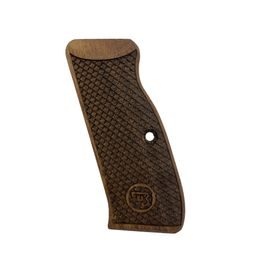 KSD CZ 75/85 gungrips walnut with logo 2