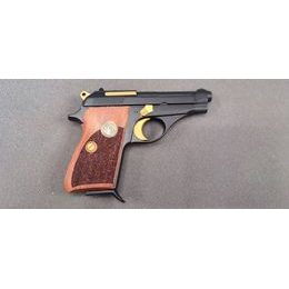 KSD Beretta 70 and 71 gungrips, rosewood with bronze logo