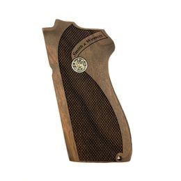 KSD Smith & Wesson 909, 3904 and 3906 gungrips walnut with silver logo