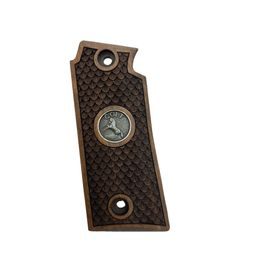 KSD Colt Mustang PocketLite gungrips walnut with silver logo 2